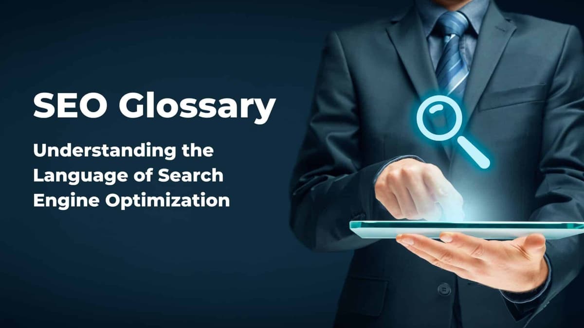 SEO Glossary: Understanding the Language of Search Engine Optimization Logo