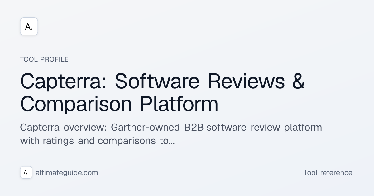 Capterra Software Reviews Comparison Platform capterra-software-reviews-comparison-platform