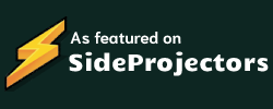 Featured on SideProjectors